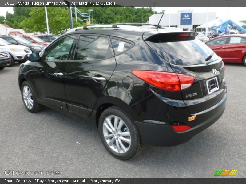 Ash Black / Black/Saddle 2012 Hyundai Tucson Limited AWD