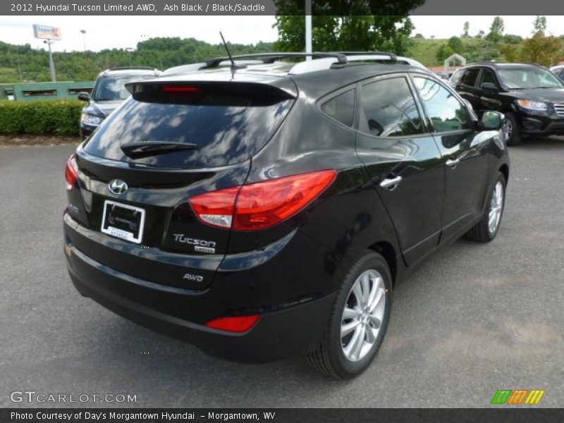 Ash Black / Black/Saddle 2012 Hyundai Tucson Limited AWD