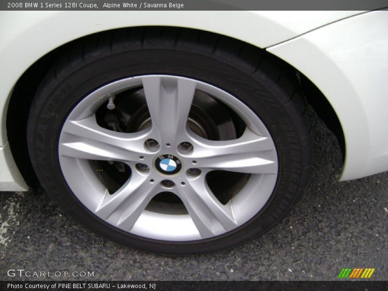 Alpine White / Savanna Beige 2008 BMW 1 Series 128i Coupe