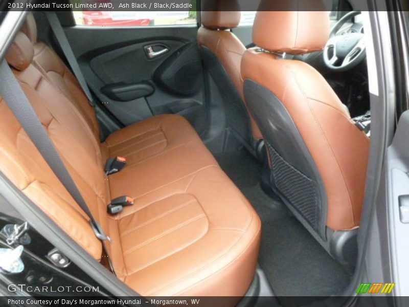 Ash Black / Black/Saddle 2012 Hyundai Tucson Limited AWD