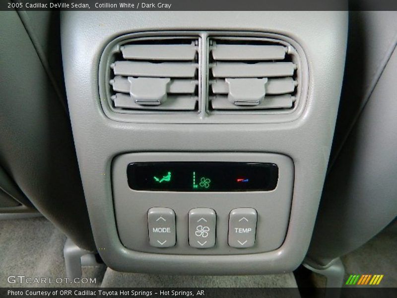 Cotillion White / Dark Gray 2005 Cadillac DeVille Sedan