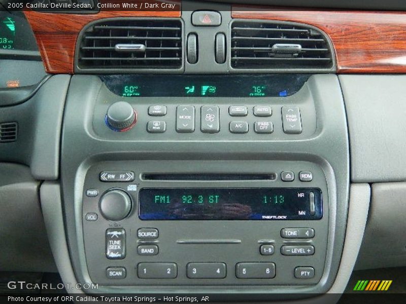 Cotillion White / Dark Gray 2005 Cadillac DeVille Sedan