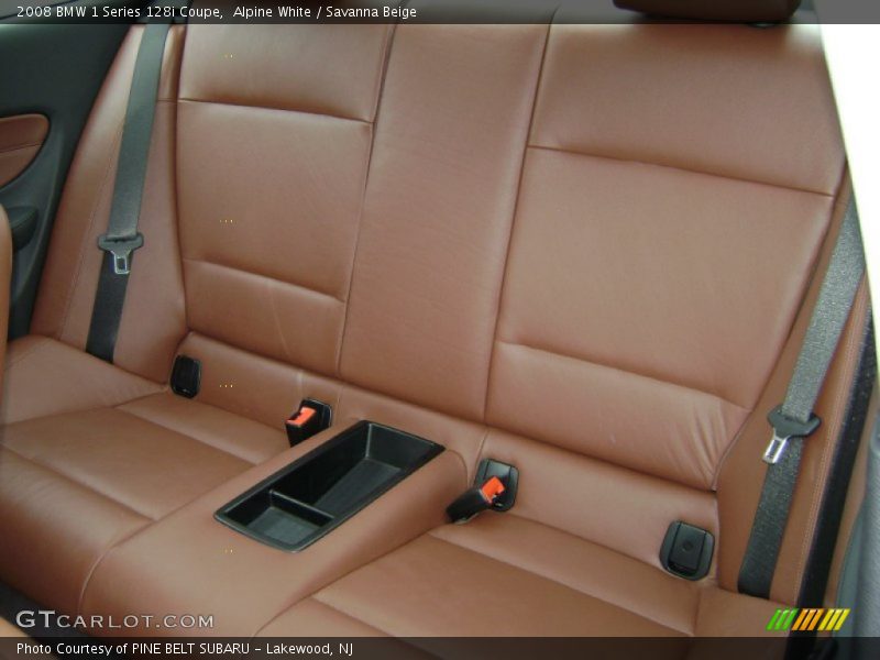 Alpine White / Savanna Beige 2008 BMW 1 Series 128i Coupe