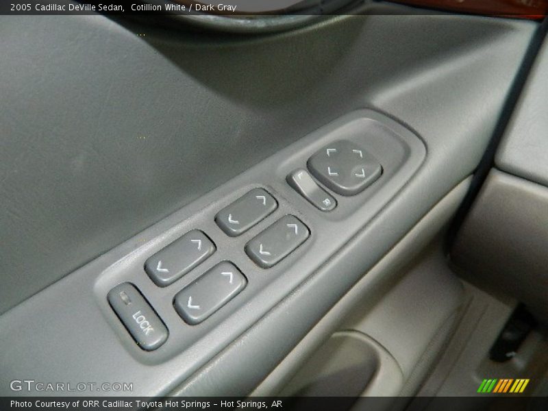 Cotillion White / Dark Gray 2005 Cadillac DeVille Sedan