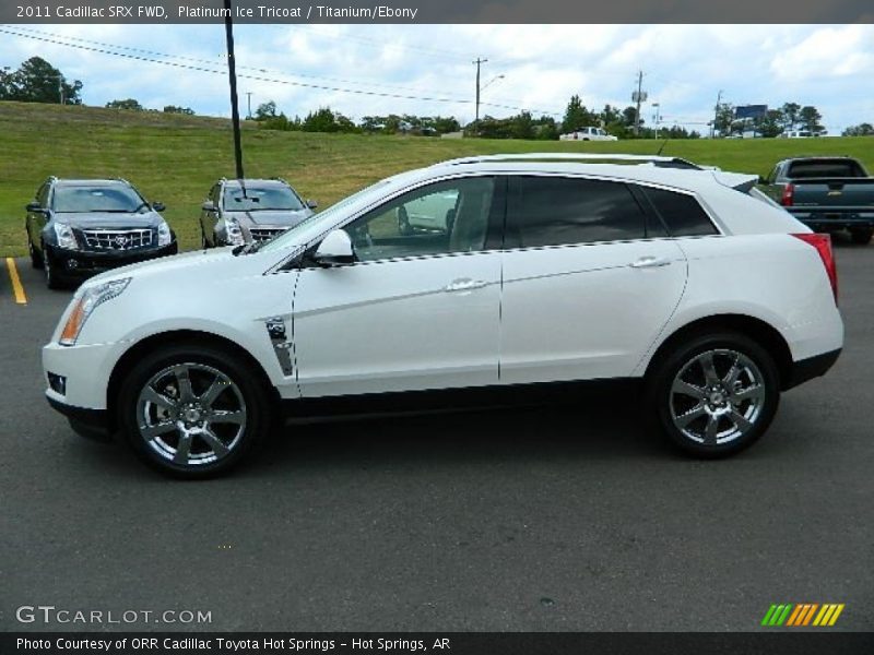 Platinum Ice Tricoat / Titanium/Ebony 2011 Cadillac SRX FWD