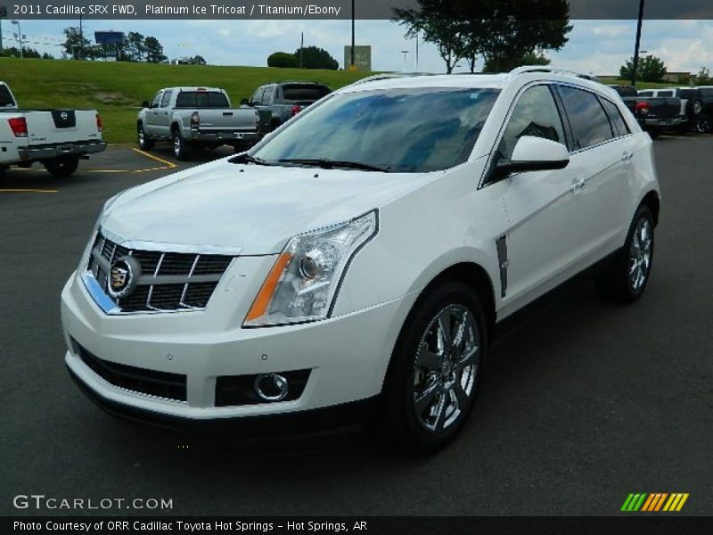 Platinum Ice Tricoat / Titanium/Ebony 2011 Cadillac SRX FWD