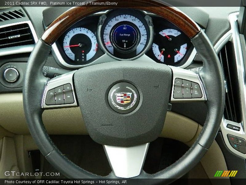 Platinum Ice Tricoat / Titanium/Ebony 2011 Cadillac SRX FWD