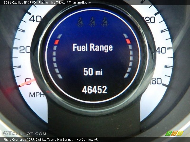 Platinum Ice Tricoat / Titanium/Ebony 2011 Cadillac SRX FWD