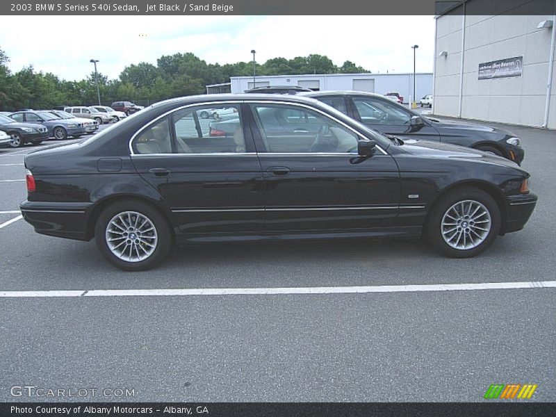 Jet Black / Sand Beige 2003 BMW 5 Series 540i Sedan
