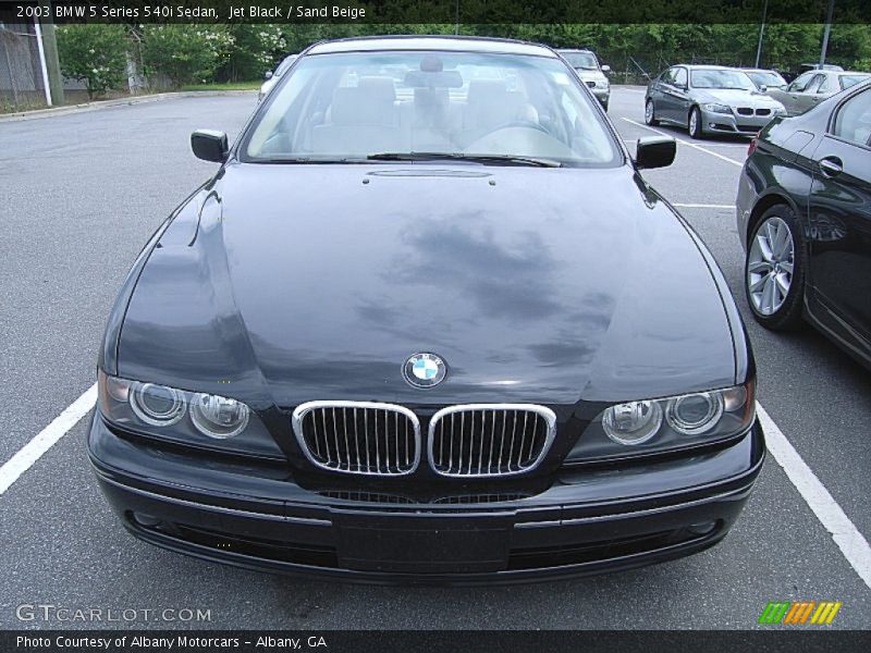 Jet Black / Sand Beige 2003 BMW 5 Series 540i Sedan