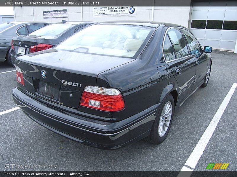 Jet Black / Sand Beige 2003 BMW 5 Series 540i Sedan