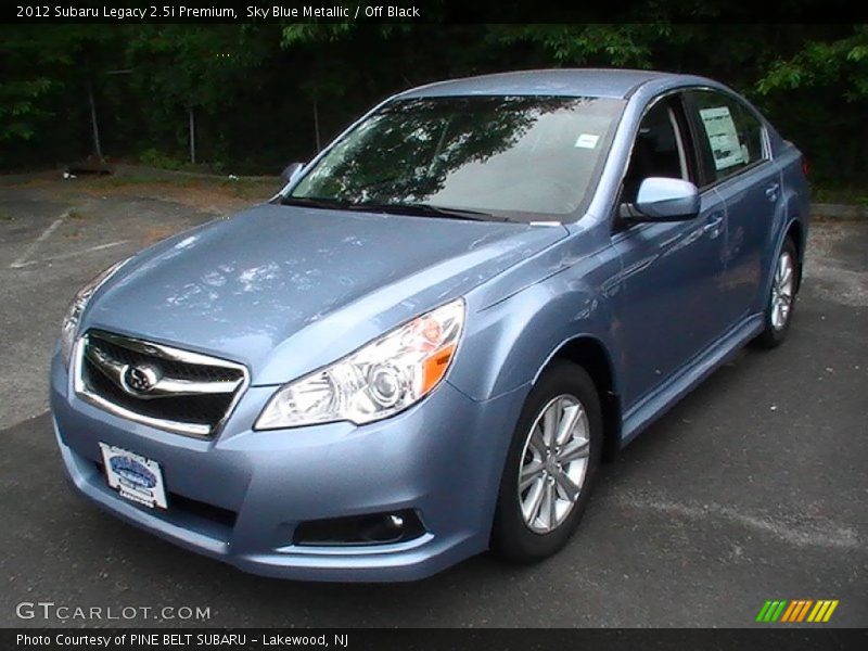 Sky Blue Metallic / Off Black 2012 Subaru Legacy 2.5i Premium