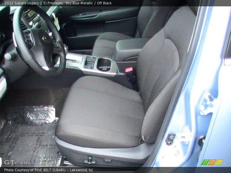Sky Blue Metallic / Off Black 2012 Subaru Legacy 2.5i Premium