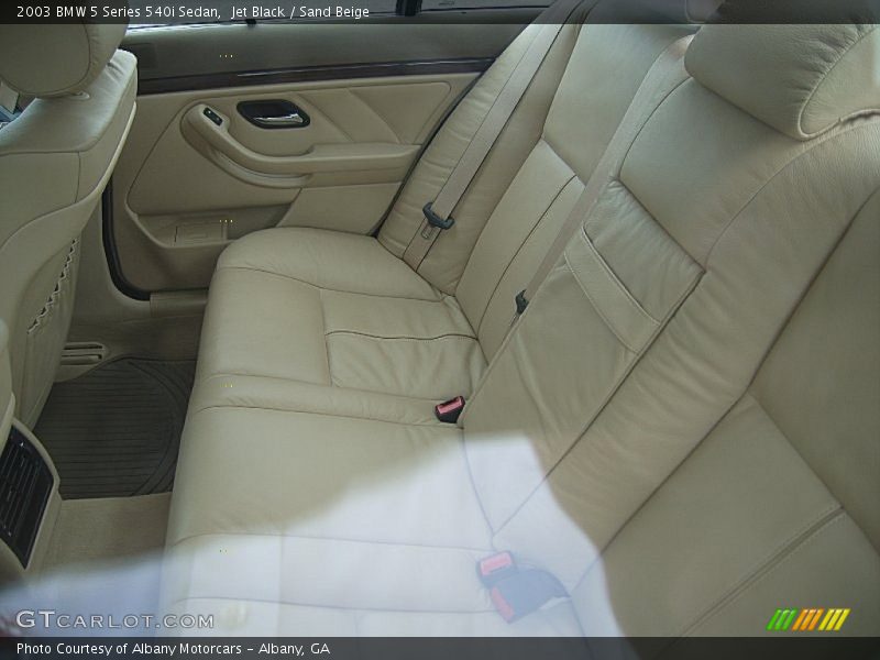 Jet Black / Sand Beige 2003 BMW 5 Series 540i Sedan