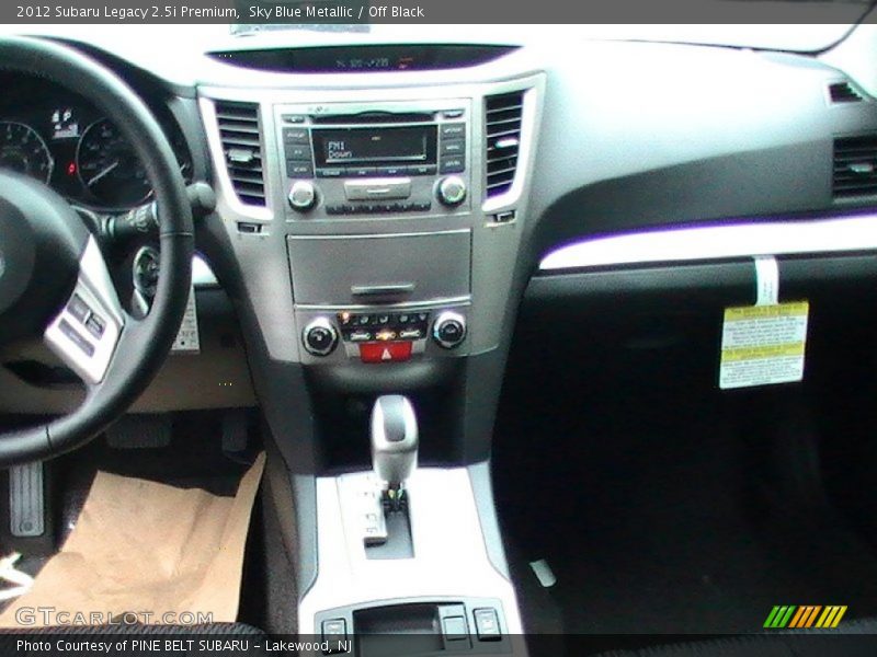 Sky Blue Metallic / Off Black 2012 Subaru Legacy 2.5i Premium