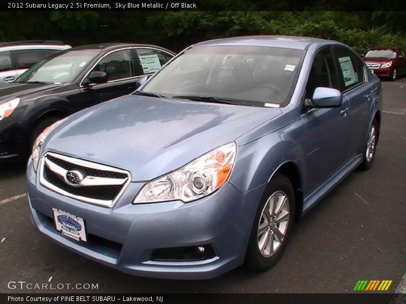 Sky Blue Metallic / Off Black 2012 Subaru Legacy 2.5i Premium