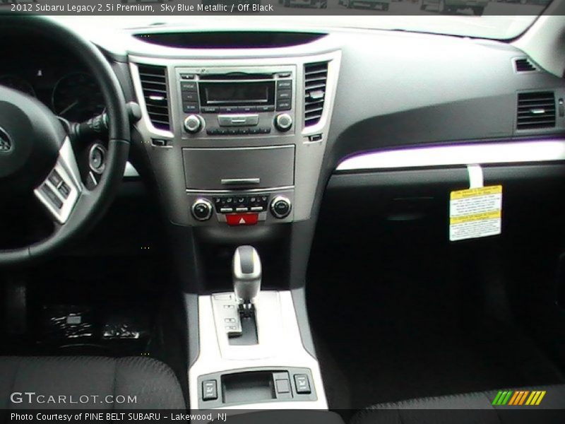 Sky Blue Metallic / Off Black 2012 Subaru Legacy 2.5i Premium