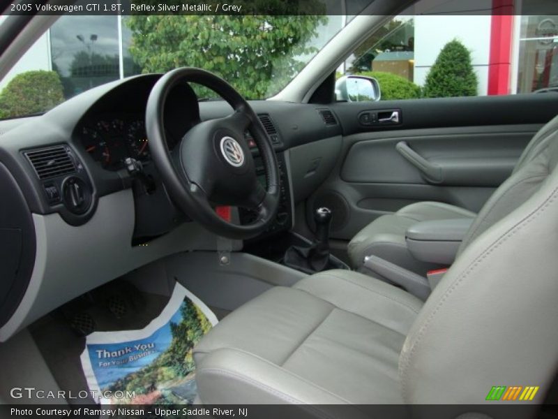 Reflex Silver Metallic / Grey 2005 Volkswagen GTI 1.8T