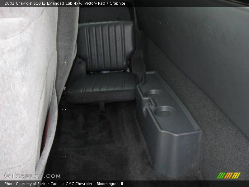 Victory Red / Graphite 2002 Chevrolet S10 LS Extended Cab 4x4