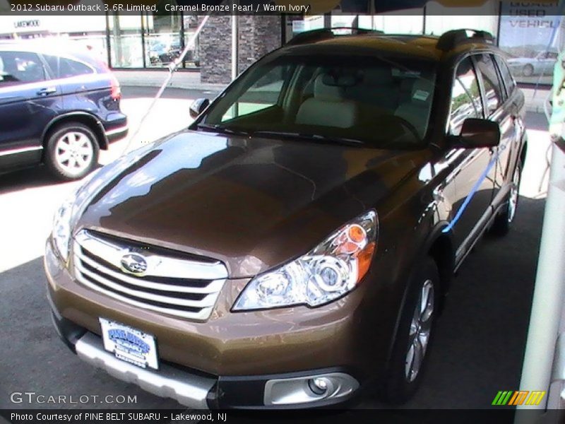 Caramel Bronze Pearl / Warm Ivory 2012 Subaru Outback 3.6R Limited
