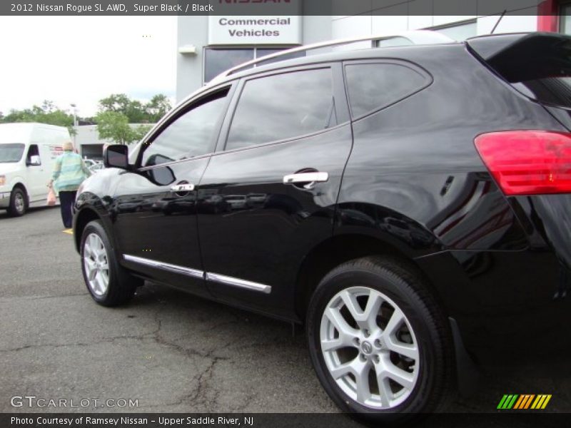 Super Black / Black 2012 Nissan Rogue SL AWD