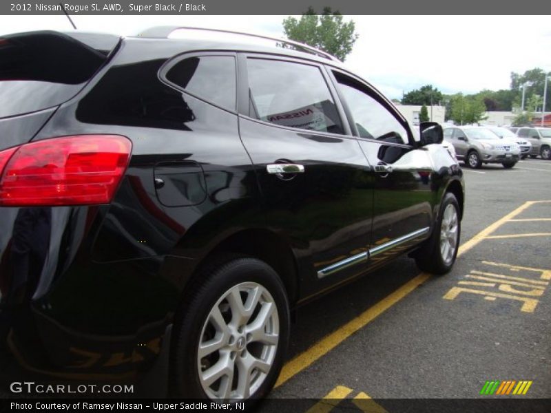 Super Black / Black 2012 Nissan Rogue SL AWD