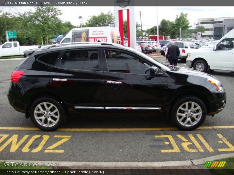 Super Black / Black 2012 Nissan Rogue SL AWD