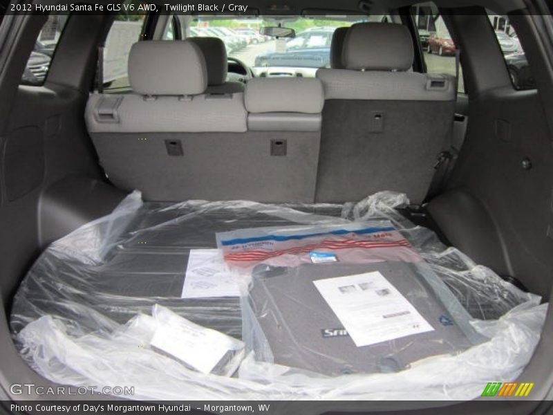  2012 Santa Fe GLS V6 AWD Trunk