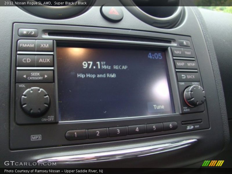Super Black / Black 2012 Nissan Rogue SL AWD