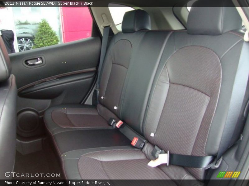 Super Black / Black 2012 Nissan Rogue SL AWD