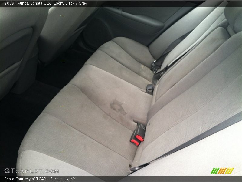 Ebony Black / Gray 2009 Hyundai Sonata GLS