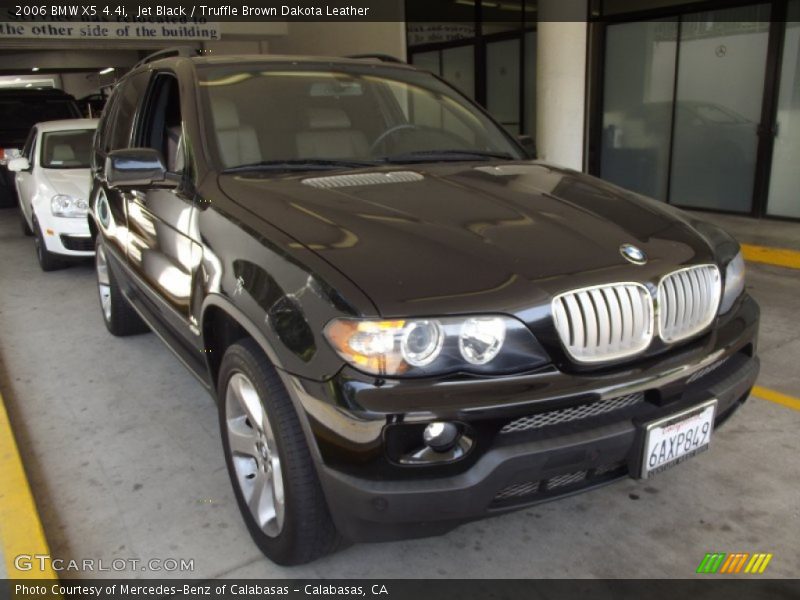 Jet Black / Truffle Brown Dakota Leather 2006 BMW X5 4.4i