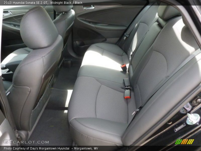 Rear Seat of 2013 Sonata SE 2.0T