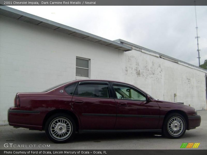 Dark Carmine Red Metallic / Neutral 2001 Chevrolet Impala