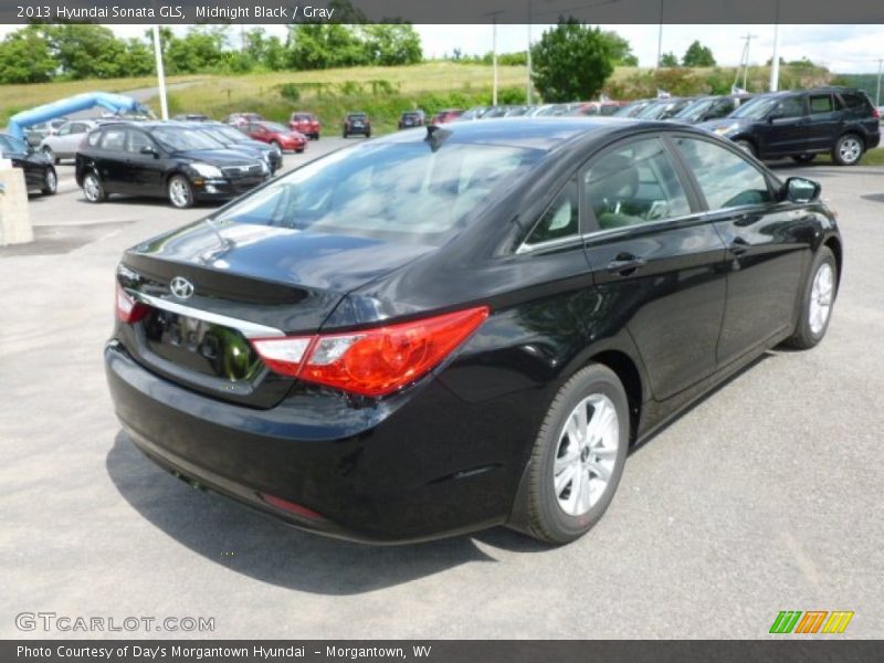 Midnight Black / Gray 2013 Hyundai Sonata GLS