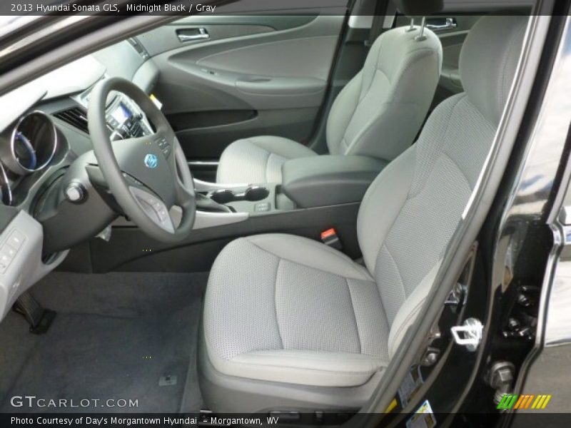 Midnight Black / Gray 2013 Hyundai Sonata GLS