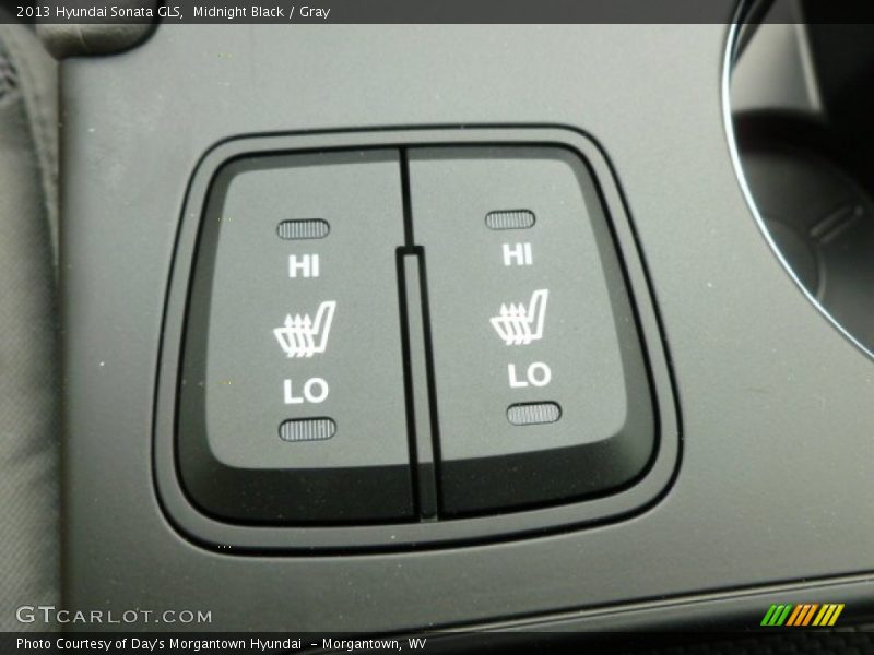 Midnight Black / Gray 2013 Hyundai Sonata GLS