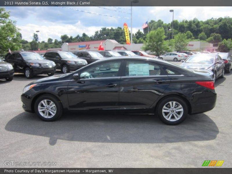 Midnight Black / Camel 2013 Hyundai Sonata GLS