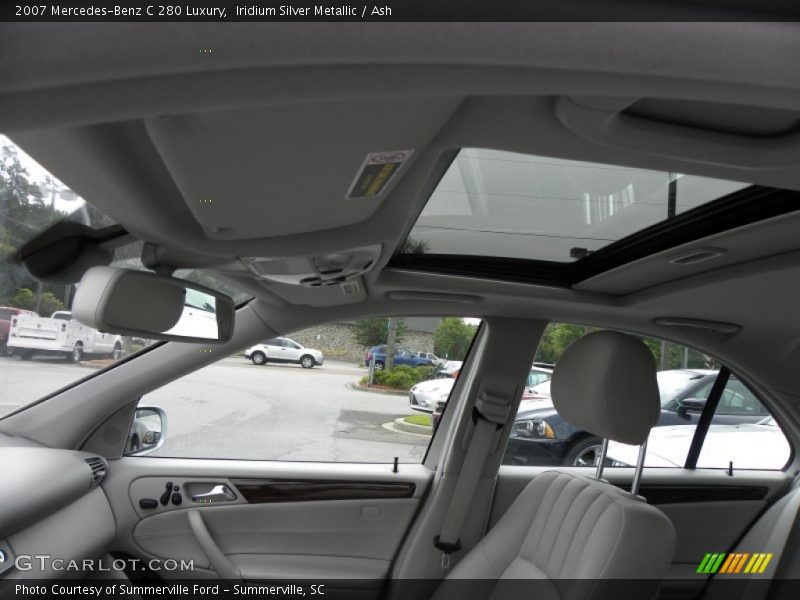 Iridium Silver Metallic / Ash 2007 Mercedes-Benz C 280 Luxury