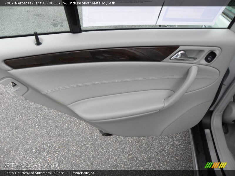 Iridium Silver Metallic / Ash 2007 Mercedes-Benz C 280 Luxury
