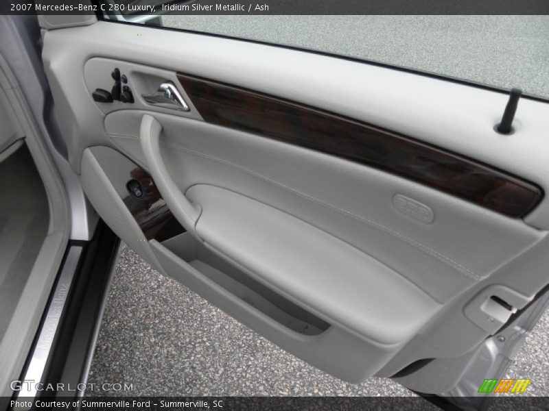 Iridium Silver Metallic / Ash 2007 Mercedes-Benz C 280 Luxury