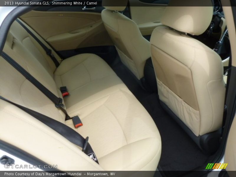 Shimmering White / Camel 2013 Hyundai Sonata GLS