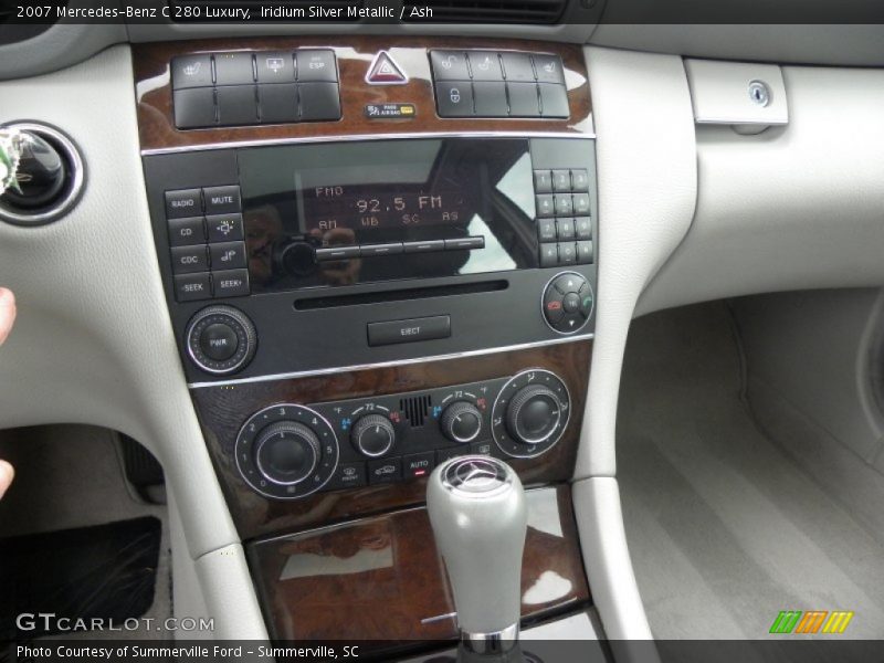 Iridium Silver Metallic / Ash 2007 Mercedes-Benz C 280 Luxury