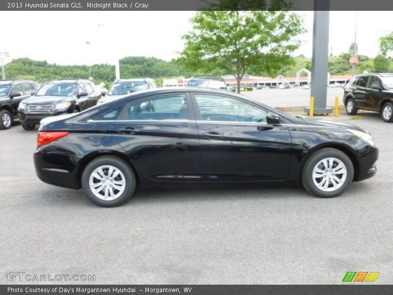 Midnight Black / Gray 2013 Hyundai Sonata GLS