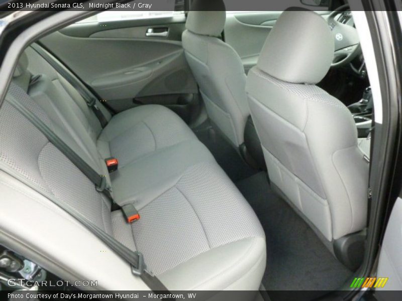 Midnight Black / Gray 2013 Hyundai Sonata GLS