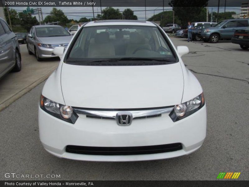 Taffeta White / Ivory 2008 Honda Civic EX Sedan