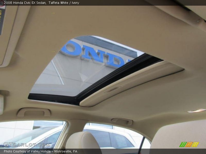 Taffeta White / Ivory 2008 Honda Civic EX Sedan