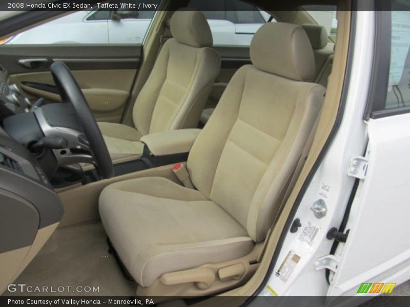 Taffeta White / Ivory 2008 Honda Civic EX Sedan