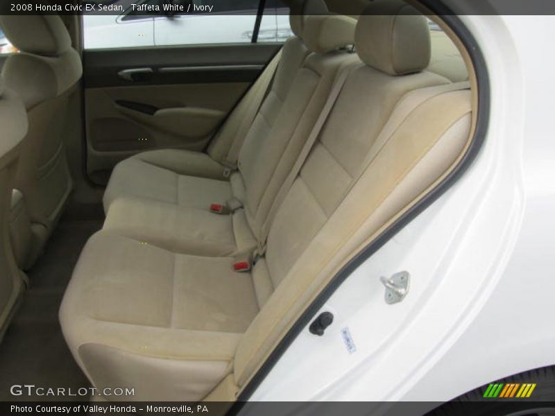 Taffeta White / Ivory 2008 Honda Civic EX Sedan