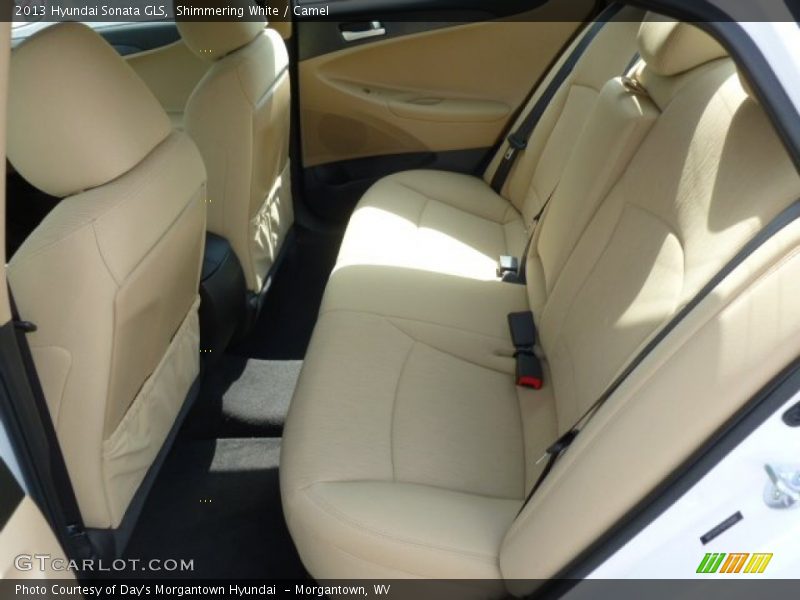 Shimmering White / Camel 2013 Hyundai Sonata GLS